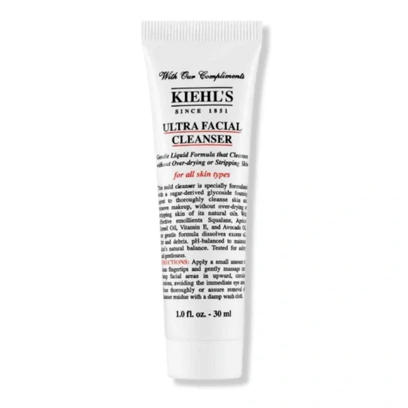KIEHL’S Ultra Facial Cleanser (1oz) & Moisturizing Cream (.25 oz) NEW - Picture 2 of 5